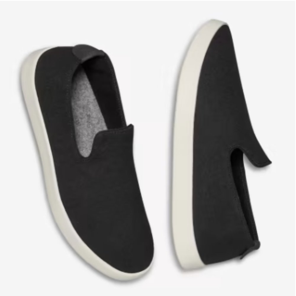 Allbirds Women's Black Wool Loungers/ Cream Sole